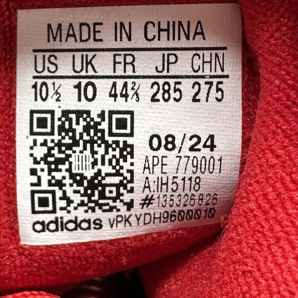 Mens Size 10.5 adidas Crazy 8 Low HBCU PE Shoes‎ Arkansas Basketball Sneaker NEW main image 9
